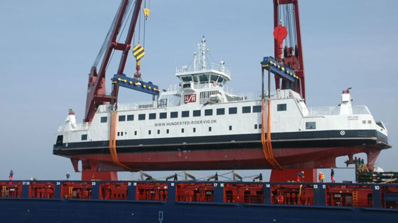 Levering af et stk ny færge